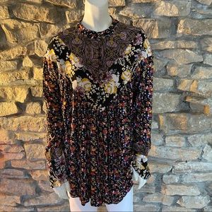 Free People Multicolored Tunic Size Small
